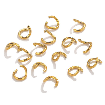 Acero Inoxidable 304 Ronda Anillos De Salto Abiertos, 100 Pieza