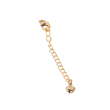 10pcs Cierres De Langosta Con Cadena De Extensión 5cm Para Collar y Pulsera