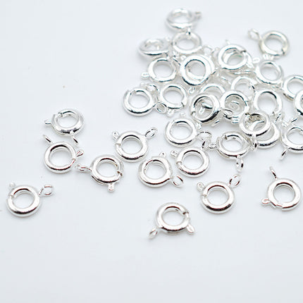 Cierres Ronda De Cobre Para Collar Y Pulsera, 6mm/7mm, 10 Piezas