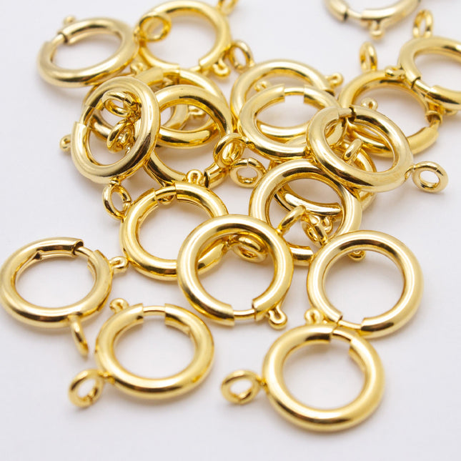 Cierres Ronda De Cobre Para Collar Y Pulsera, 6mm/7mm, 10 Piezas