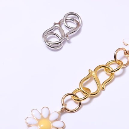 Cierres De Plata Y Oro Para Collares Y Pulseras, W Y S, Paquete DIY
