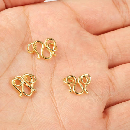 Cierres De Plata Y Oro Para Collares Y Pulseras, W Y S, Paquete DIY
