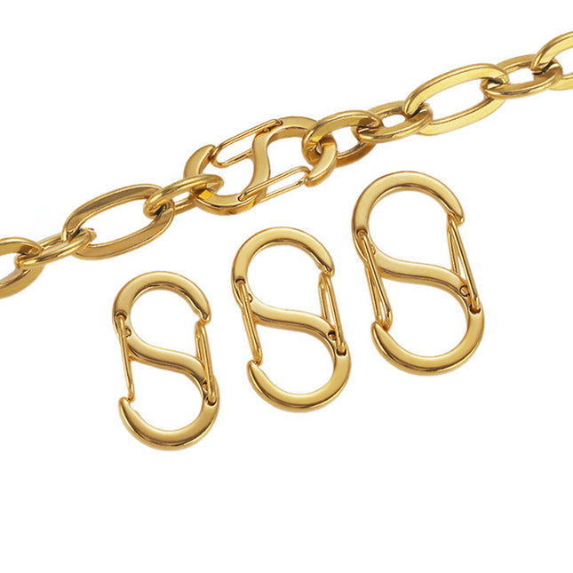 5 Piezas Cierres S De Acero Inoxidable Para Collares Y Pulseras