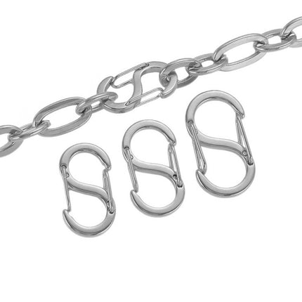 5 Piezas Cierres S De Acero Inoxidable Para Collares Y Pulseras