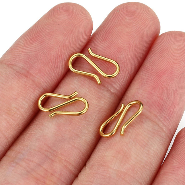 Cierres S De Acero Inoxidable Para Collares Y Pulseras, 20 Uds, DIY