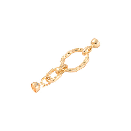 Cuadrado Oval Hebilla De Joyería Circón Chapado En Oro Accesorios De Joyería