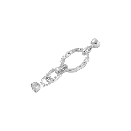 Cuadrado Oval Hebilla De Joyería Circón Chapado En Oro Accesorios De Joyería