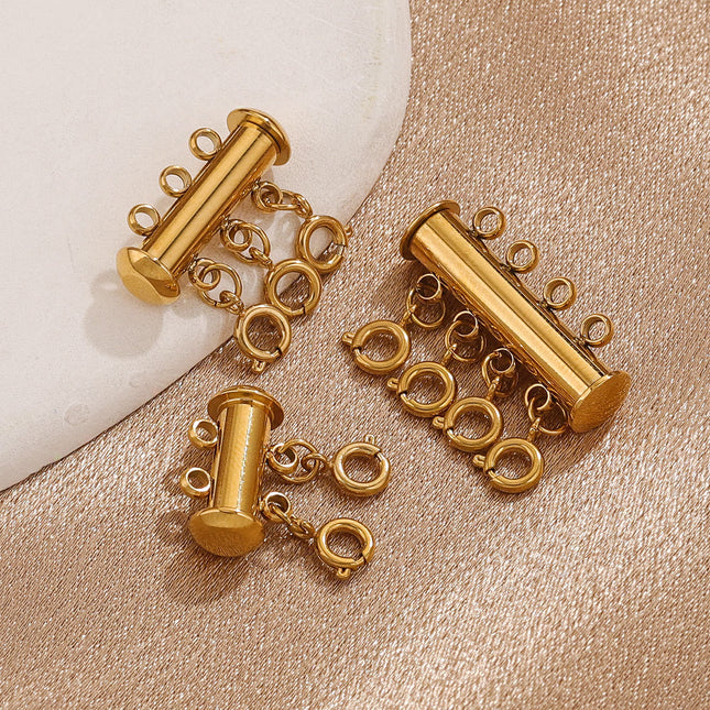 Conectores Magnéticos De Acero Inoxidable Con Múltiples Orificios, DIY