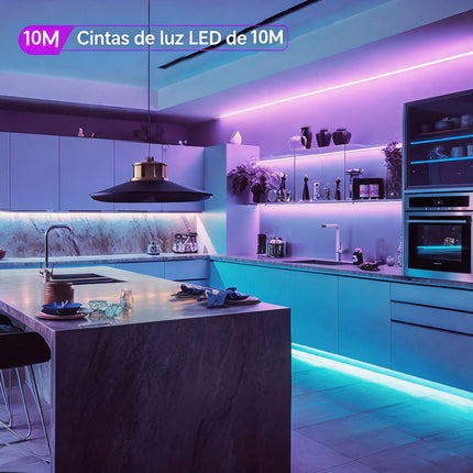 Cinta LED RGB USB Control Remoto Decoración Hogar TV Cuarto Gamer