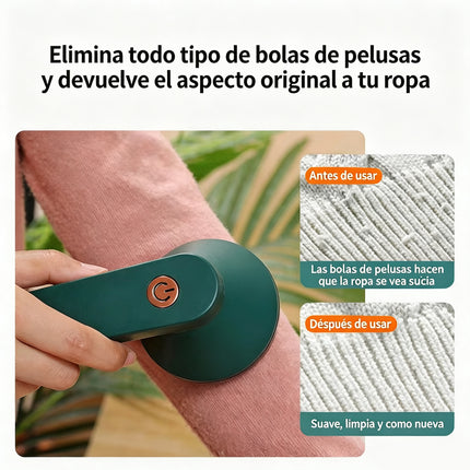 Quitapelusas Eléctrico Portátil para Ropa Larga duración de batería
