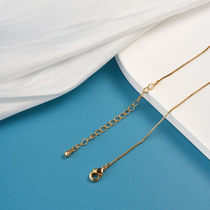 Collar Oro 18K De Trébol Con Capas Superpuestas Y Zirconias