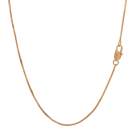 Collar De Cadena De Cuerda Geométrico Cuadrado Chapado En Oro De 14K