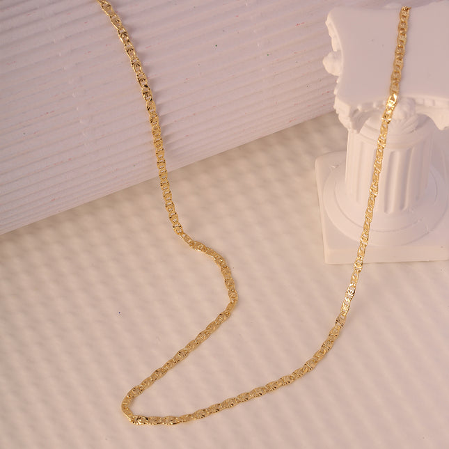 Collar Oro De 14K De Clavícula Con Diseño Geométrico Estilo Sencillo