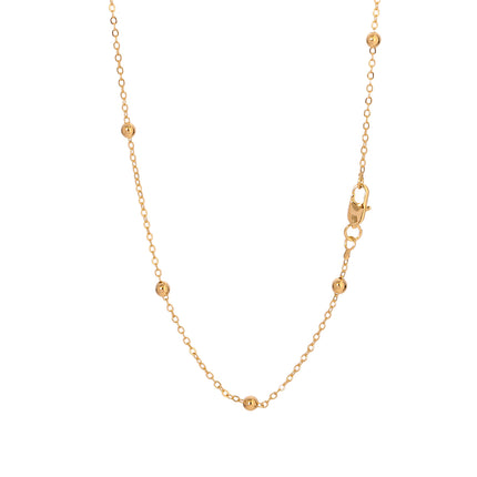 Collar De Clavícula Con Cadena De Eslabones En O, Estilo Minimalista