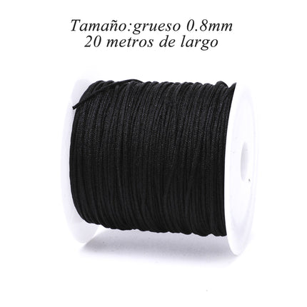 Hilo De Nailon 0.8mm Para Manualidades, Pulseras Y Collares, DIY Tejido