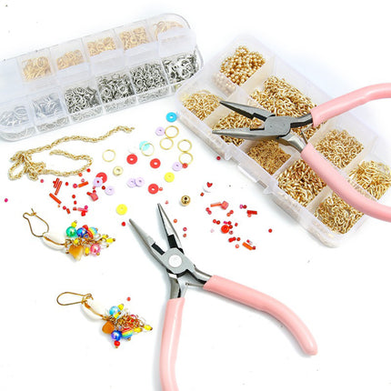 Pinzas Para Joyería DIY, Punta Fina Y Redonda, Herramienta Multifuncional
