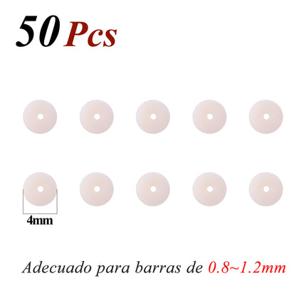 50 Uds Estilo Simple Color Sólido Gel De Sílice Unisexo Empaquetadura