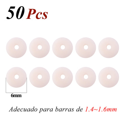 50 Uds Estilo Simple Color Sólido Gel De Sílice Unisexo Empaquetadura