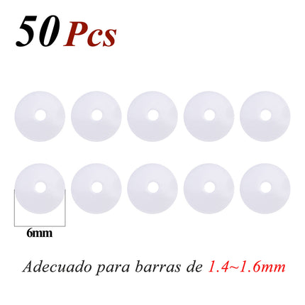 50 Uds Estilo Simple Color Sólido Gel De Sílice Unisexo Empaquetadura