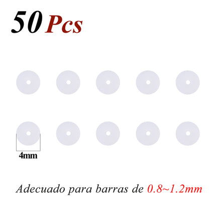50 Uds Estilo Simple Color Sólido Gel De Sílice Unisexo Empaquetadura