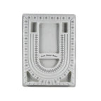 Placa con diseño de collar grande