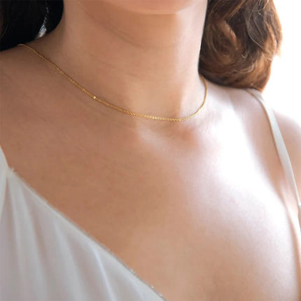 Cadena Elegante Para El Cuerpo De La Espalda En Forma De Y Sencillo Con Perlas De Imitación