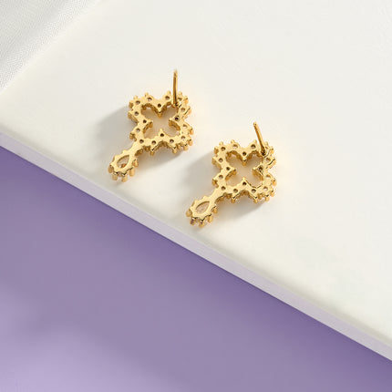 Aretes De Presión Diseño Elegante De Globo Con Zirconia De Cobre