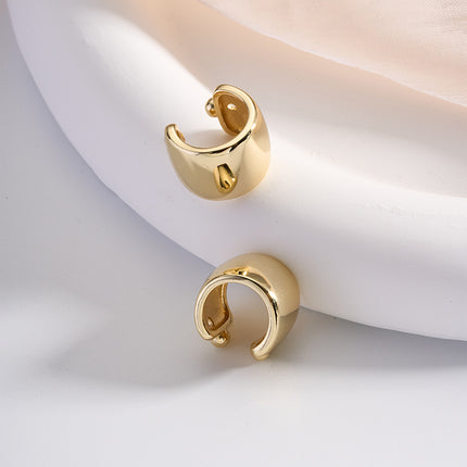 Pendientes De Clip De Cobre En Forma De U Geométricos Earcuff Estilo Punk Retro