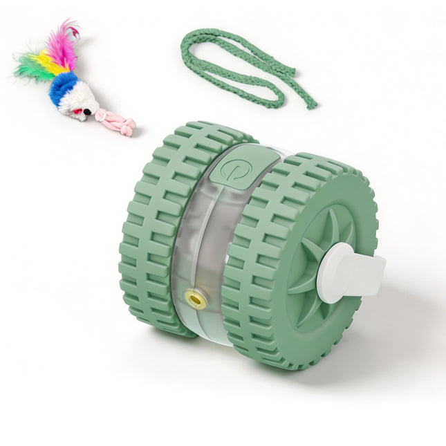 Pelota Inteligente Interactiva para Gatos | Juguete Eléctrico Automático con Láser Anti-Estrés - Recargable