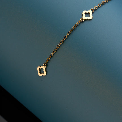 Pulsera Y Anillo De Cobre Diseño Minimalista De Cadena Todo En Uno