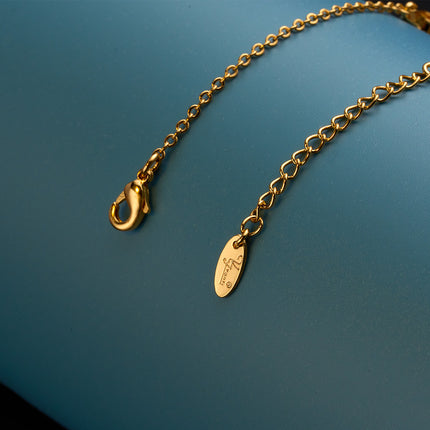 Pulsera De Cobre Con Zirconia, Diseño Retro Cadena De Dedo Integrada
