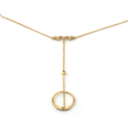 Pulsera De Cobre Con Zirconia Cadena De Dedo Integrada