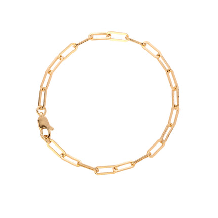 Pulsera Minimalista De Moda En Oro 14k Con Diseño Elegante De Cobre
