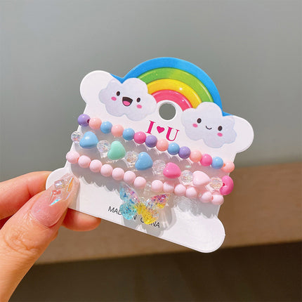 Set De Pulseras Para Niños Con Cuentas De Colores Y Diseños Variados