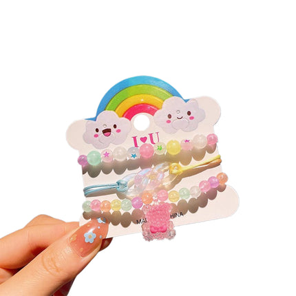 Set De Pulseras Para Niños Con Cuentas De Colores Y Diseños Variados