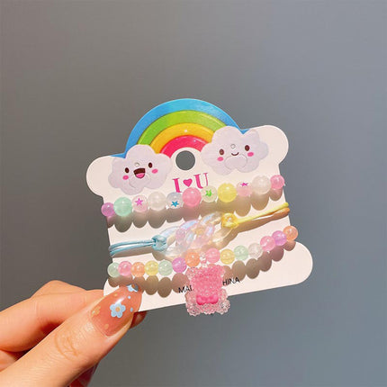 Set De Pulseras Para Niños Con Cuentas De Colores Y Diseños Variados