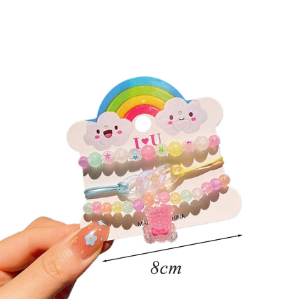 Set De Pulseras Para Niños Con Cuentas De Colores Y Diseños Variados
