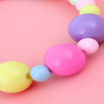 Set Infantil De Joyería De Unicornio: Pulsera, Anillo Y Aretes