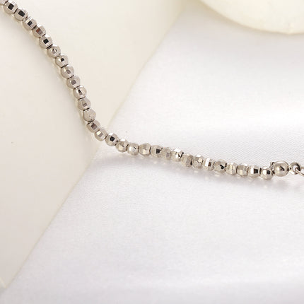 Pulsera De Plata Para Mujer, Cobre Y Plata S925 Estilo Ins Ligero