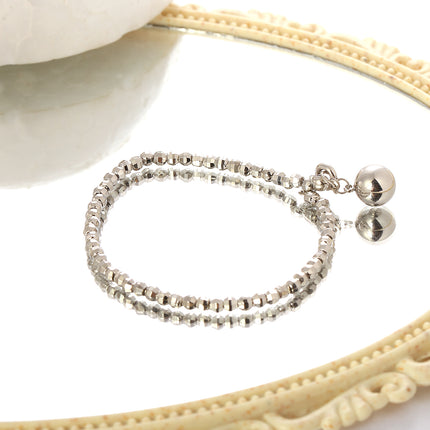 Pulsera De Plata Para Mujer, Cobre Y Plata S925 Estilo Ins Ligero