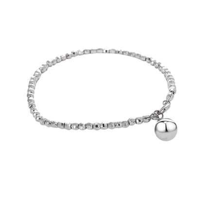 Pulsera De Plata Para Mujer, Cobre Y Plata S925 Estilo Ins Ligero