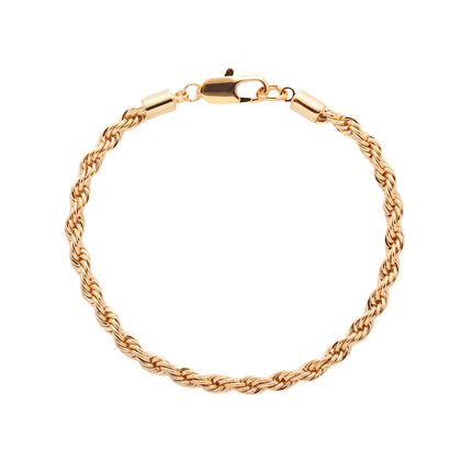 Pulsera De Cadena Trenzada Cobre Y Plata S925 Estilo Moda Para Mujer Y Hombre