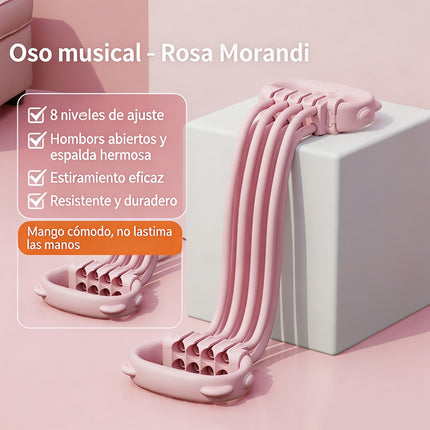 Banda Elástica Figura 8 Ajustable | Tensor Expansor para Entrenamiento Casa Espalda Hombros