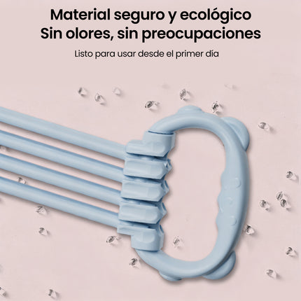 Banda Elástica Figura 8 Ajustable | Tensor Expansor para Entrenamiento Casa Espalda Hombros