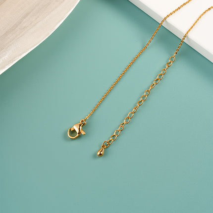 Collares De Doble Capa Elegante Con Colgantes De Trébol Y Circonita