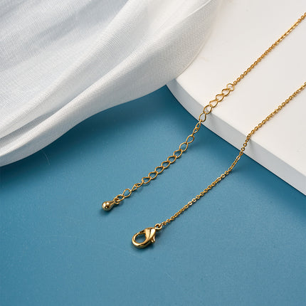 Collar Con Colgante De Llave Clásica Con Circonitas Estilo Elegante