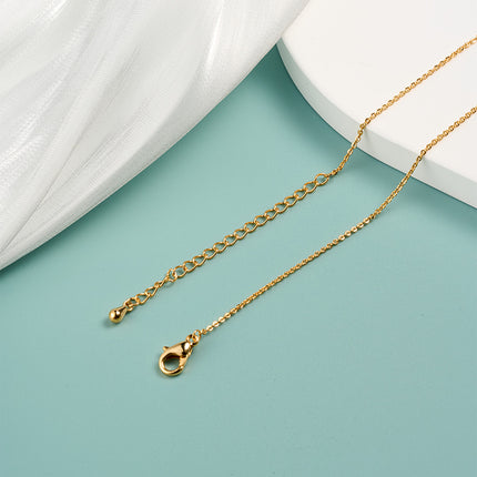Collar En Dije Cobre Chapados En Oro De 18K Fruta Estilo Ins Diseño Único
