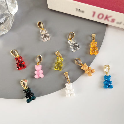 6PCS Set De Colgantes Divertidos Con Ositos De Diferentes Colores