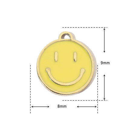4PCS Kit De Colgantes De Acero De Titanio: Flor, Sonrisa, Oso Y Mariposa