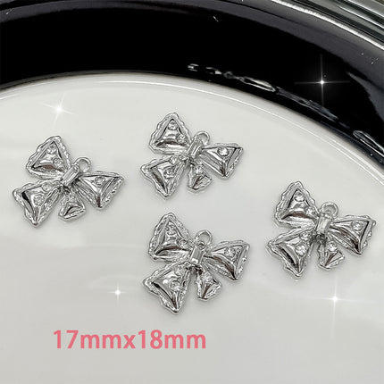4PCS Set Colgantes Estilo Dark Y2K, Corazón Sangrante, Dientes, Lazo